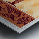 Faisans et renard. Frise cuivre découpé. Chien. Chandelier. Abeilles. Semis. Renards. écureuils et oiseaux. Jardiniere cuivre repoussé [1897] by Maurice Pillard Verneuil [1869–1942] Metal print