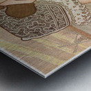 Dutch Lady with Tulips by Paul Berthon [1872–1909] Metal print