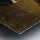 Der Bildhauer Reinhold Begas mit seiner Frau Margarethe [1869–1870] by Anton Romako [1832–1889] Metal print