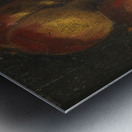 Nature Morte Aux Trois Peches Et A La Poire [1871] by Gustave Courbet [1819–1877] Metal print