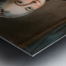 Presumed Portrait Of The Duchesse De Beuvron. Born Rouillé [18th century] by French School [16th–20th Century] Metal print