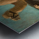 Two Camels [1853–1854] by Henryk Rodakowski [1823–1894] Metal print