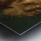 Bildnis einer Dame mit schwarzem Halsband [1877] by Conrad Kiesel [1846–1921] Metal print