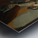 Hüon Rescuing Angela From The Giant Angulaffer. From Wieland’s Oberon by Henry Fuseli [1741–1825] Metal print