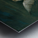 Weiße Jagdfalken Mit Einem Fischreiher [1748] by Philipp Ferdinand de Hamilton [ca. 1664–1750] Metal print