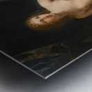 Beauty Fending Off Time by Elisabetta Sirani [1638–1665] Metal print