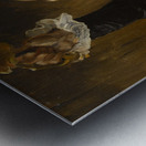 La voûte d’acier. Figure d’un édile parisien bras levé. Tenant une épée [1888] by Jean–Paul Laurens [1838–1921] Metal print