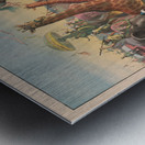 Circus troupe with people in exotic dress riding camels. Giraffes. Elephants [1890] by Calvert Litho. Co [1863–] Metal print