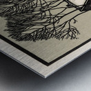 Boerderij in de sneeuw [1918] by Julie de Graag [1877–1924] Metal print