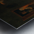 A Tavern Interior With Peasants by Pieter Harmensz. Verelst [1618–1668] Metal print