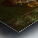 The demure maiden [1870] by François Alfred Delobbe [1835–1920] Metal print