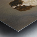 Portrait Of A King Charles Spaniel In A Landscape by Jakob Philipp Hackert [1737–1807] Metal print