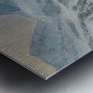 En grønlænder holder hvil ved sin hundeslæde [1893] by Carl Rasmussen [1841–1893] Metal print