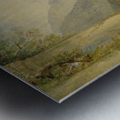 Figures on a Balcony. Probably at Westpoint [ca. 1843] by Thomas Creswick [1811–1869] Metal print