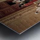 Leaving Church by Germán Álvarez Algeciras [1848–c. 1912] Metal print