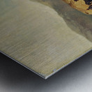 Französische Kavallerie in der Pferdeschwemme [1867] by Joseph Anton Strassgschwandtner [1826–1881] Metal print