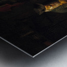 Der Besuch des Großvaters by Friedrich Ortlieb [1839–1909] Metal print