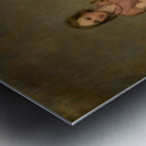 A milkmaid in a landscape [1835] by Thomas Duncan [1807–1845] Metal print