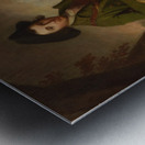 The young sportsman [1766] by Robert Pine [1730–1788] Metal print