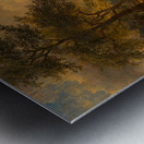 Der Karrenweg [Heimkehrender Jäger] [1844] by Friedrich August Matthias Gauermann [1807–1862] Metal print