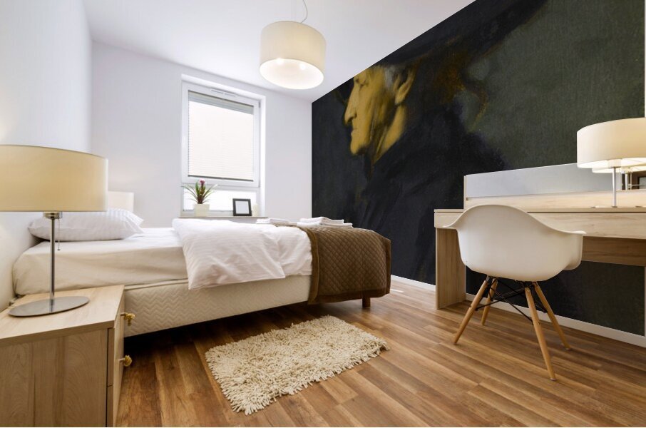 Madame Séraphin Henner [1901] by Jean–Jacques Henner [1829–1905] Mural print