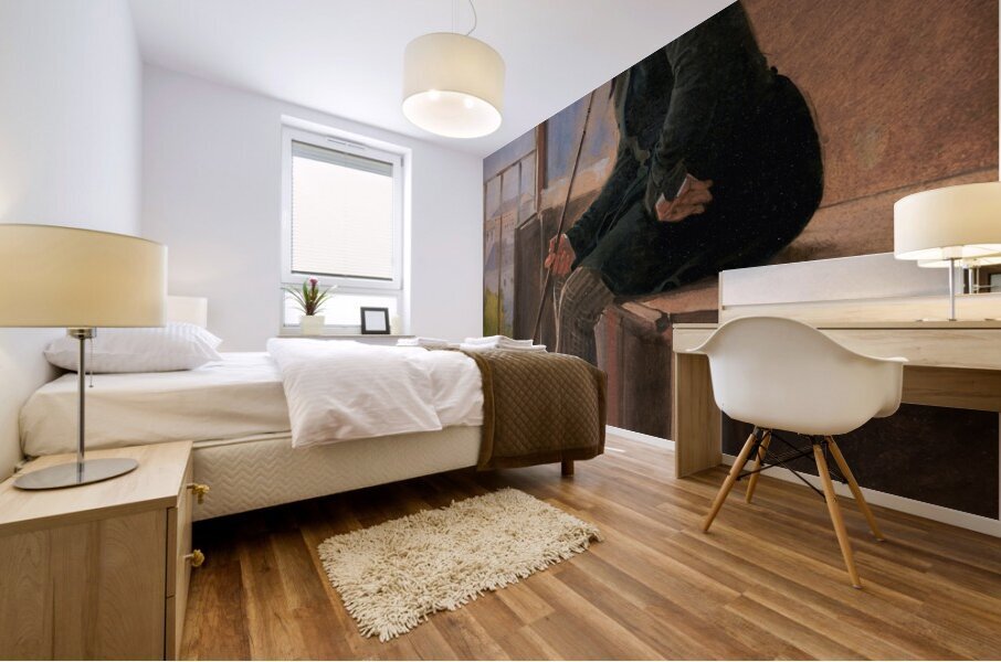 The Painter Jørgen Sonne [1837] by Constantin Hansen [1804–1880] Mural print