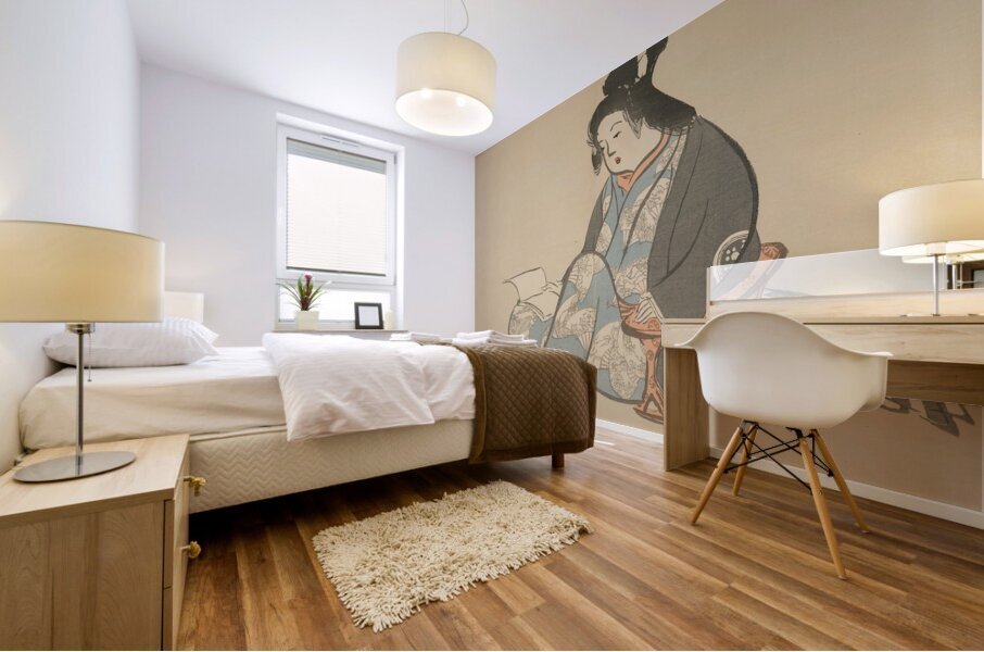 Idleness [Tsurezure] [1909–1910] by Kamisaka Sekka [1866–1942] Mural print