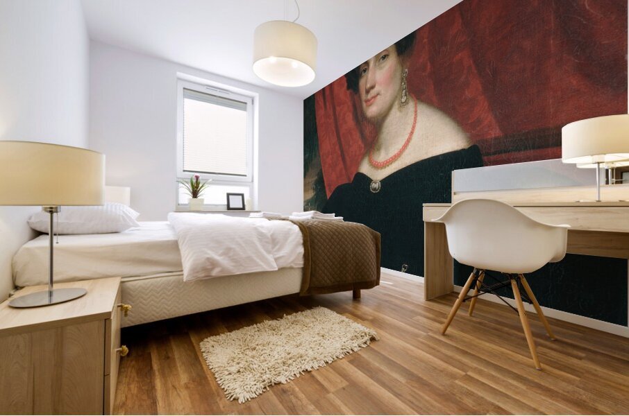 Mary Ann Garrits [1834] by Frederick Randolph Spencer [1806–1875] Mural print