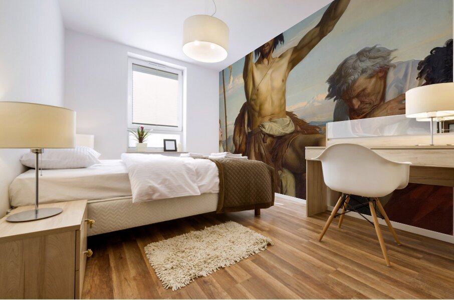 Saint Jean–Baptiste [1849] by Alexandre Cabanel [1823–1889] Mural print