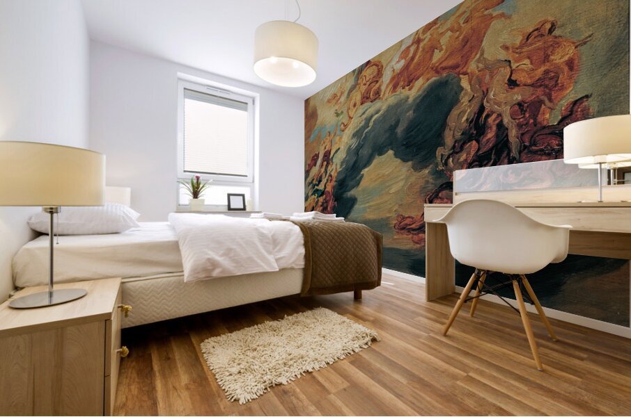 Der Sieg des Lichtes über die Finsternis [1884––1891] by Hans Canon [1829–1885] Mural print