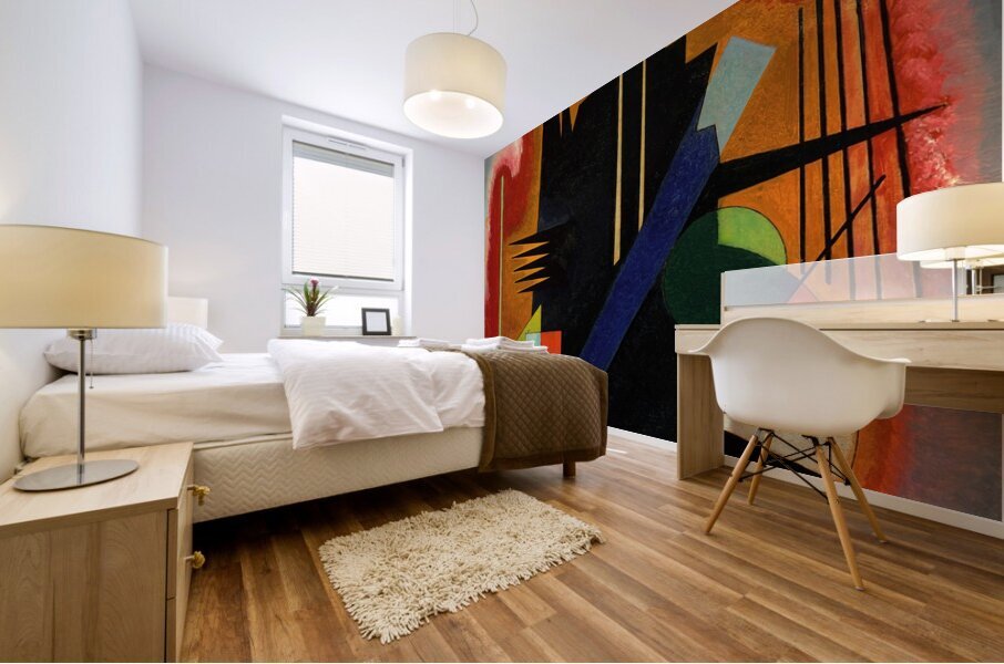 Einige Spitzen [1925] by Wassily Kandinsky [1866–1944] Mural print