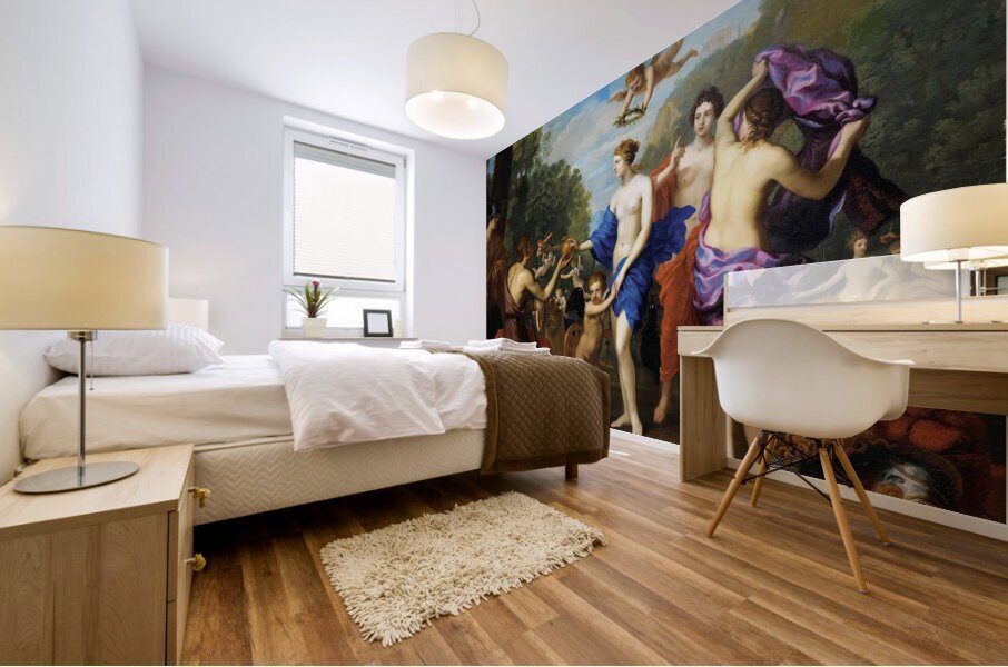 Le Jugement De Paris [The Judgment  Of Paris] by Charles Errard [1606–1689] Mural print