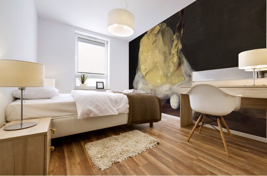 Mound of Butter [1875–1885] by Antoine Vollon [1833–1900] Mural print