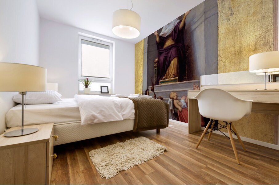 La Vierge consolatrice [1870] by Sébastien Melchior Cornu [1804–1870] Mural print