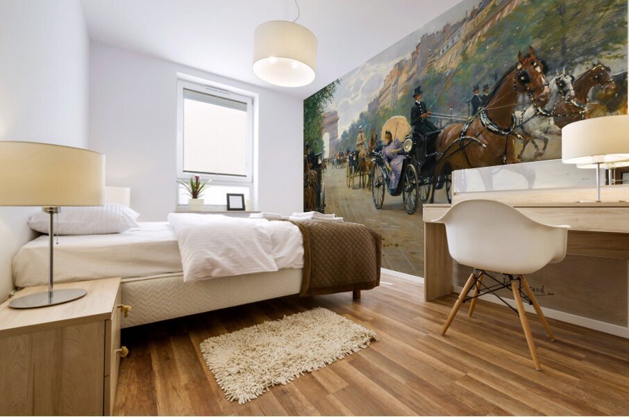 Scène Sur Les Champs–Élysées by Jean Béraud [1849–1935] Mural print