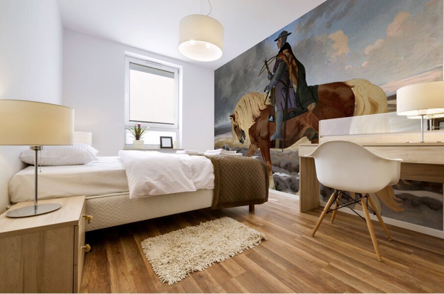 Niels Ebbesen [1893–1894] by Agnes Slott–Møller [1862–1937] Mural print