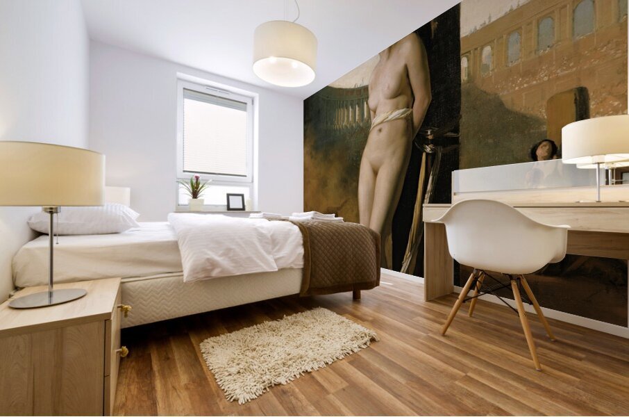 Blandina In The Amphitheater Of Lyon by Jules–Antoine Duvaux [1818–1884] Mural print