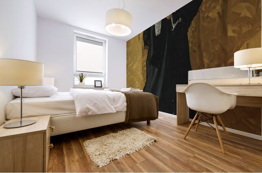 A Lady Of Constantinople [1881] by Osman Hamdi Bey [1842–1910] Mural print