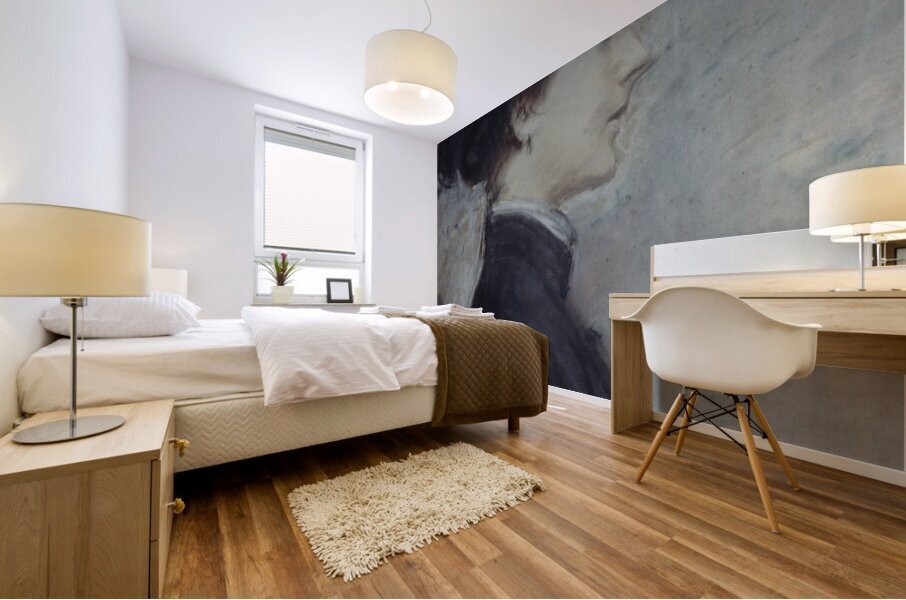 Portrait de femme de profil by Paul César Helleu [1859–1927] Mural print