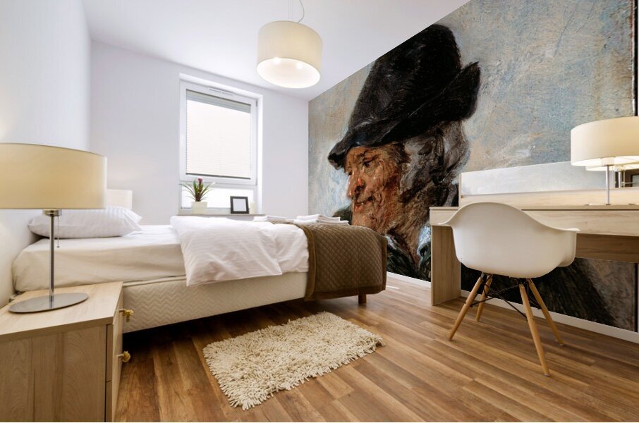 A Peasant by David Teniers The Younger [1610–1690] Mural print