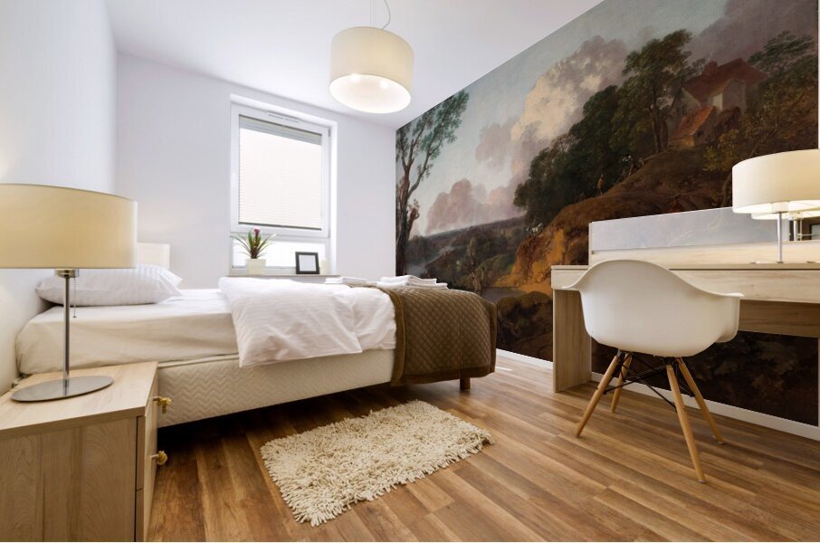 View in Suffolk [c. 1755] by Thomas Gainsborough [1727–1788] Mural print