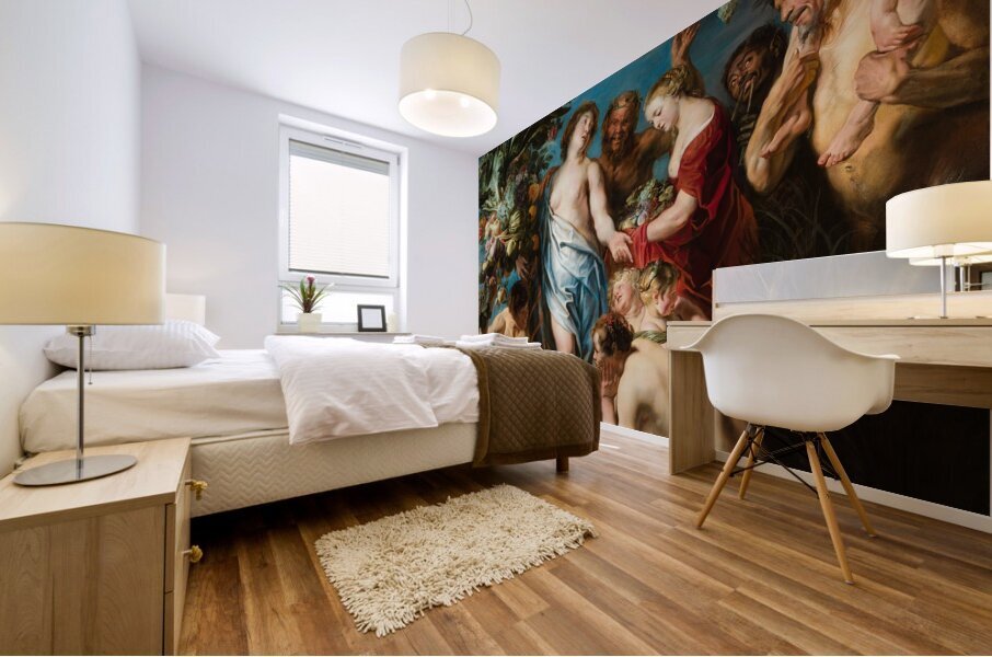 An Allegory of Fruitfulness [1620–1629] by Jacob Jordaens [1593–1678] Mural print