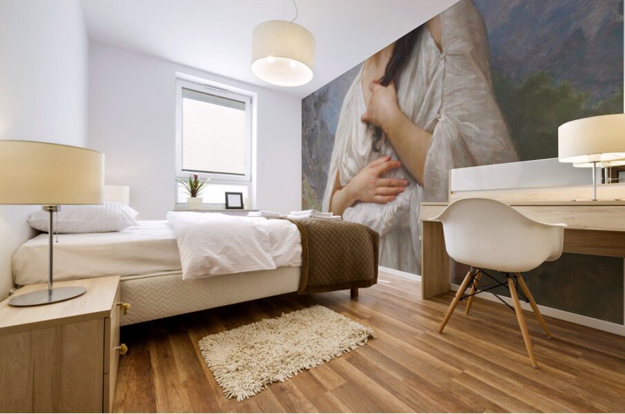 L’Attente [1901] by William Bouguereau [1825–1905] Mural print