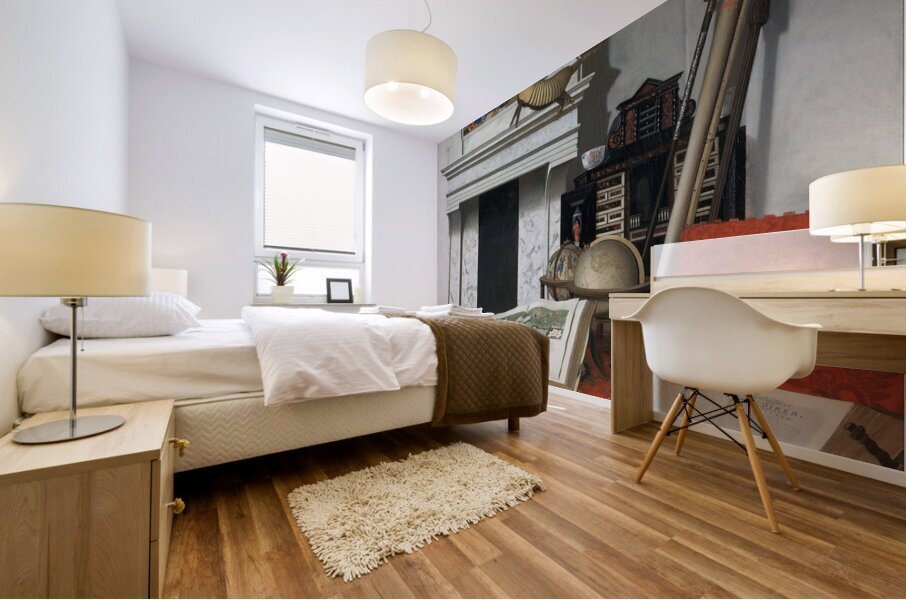 Room Corner With Curiosities by Jan van der Heyden [1637–1712] Mural print