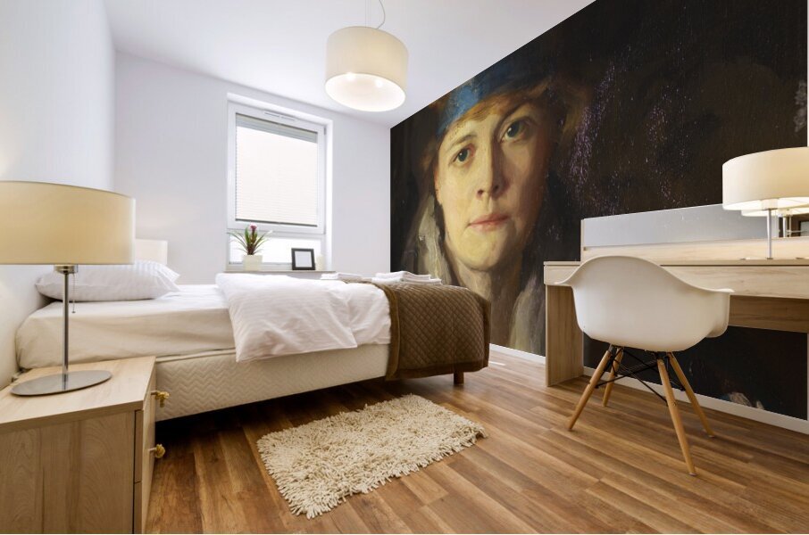 Baroness d’Estournelle de Constant [1922] by Bernhard Österman [1870–1938] Mural print