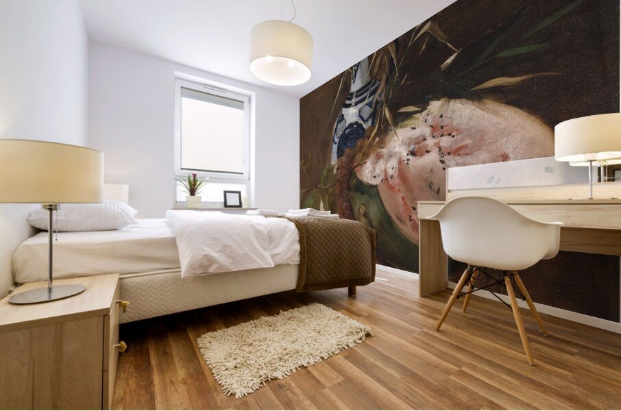 Früchtestillleben Mit Melone by Carl Von Merode [1853–1909] Mural print