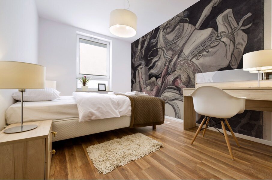 Figure pour l’église orthodoxe grecque by Charles Joseph Lameire [1832–1910] Mural print