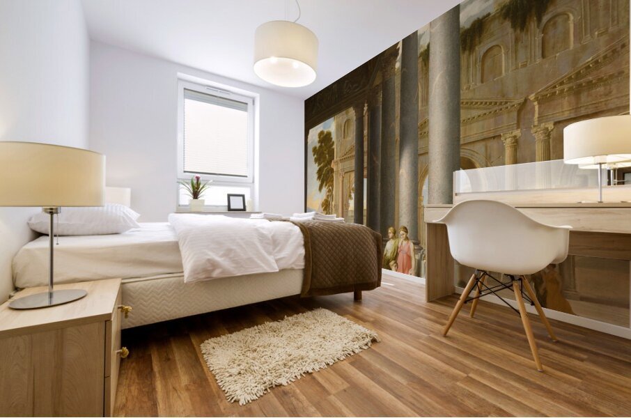 Achilles Discovered Among the Daughters of Lycomedes [circa 1640–1645] by Jean Lemaire [1598–1659] Mural print