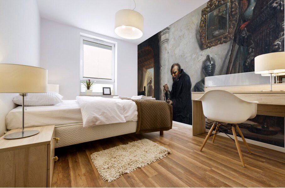 Lies The Arms Dealer by Josef Hendrik Hubert [1821–1865] Mural print