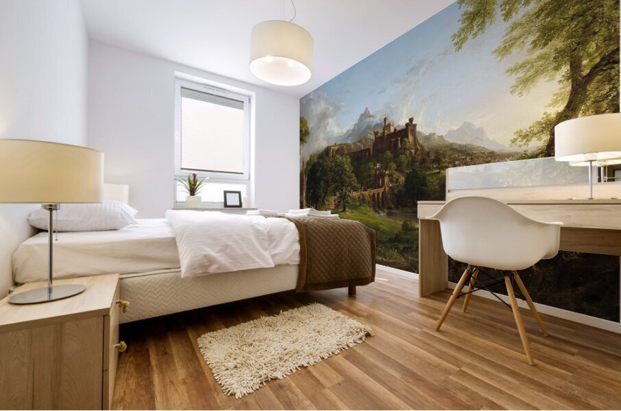 The Departure [1837] by Thomas Cole [1801–1848] Mural print